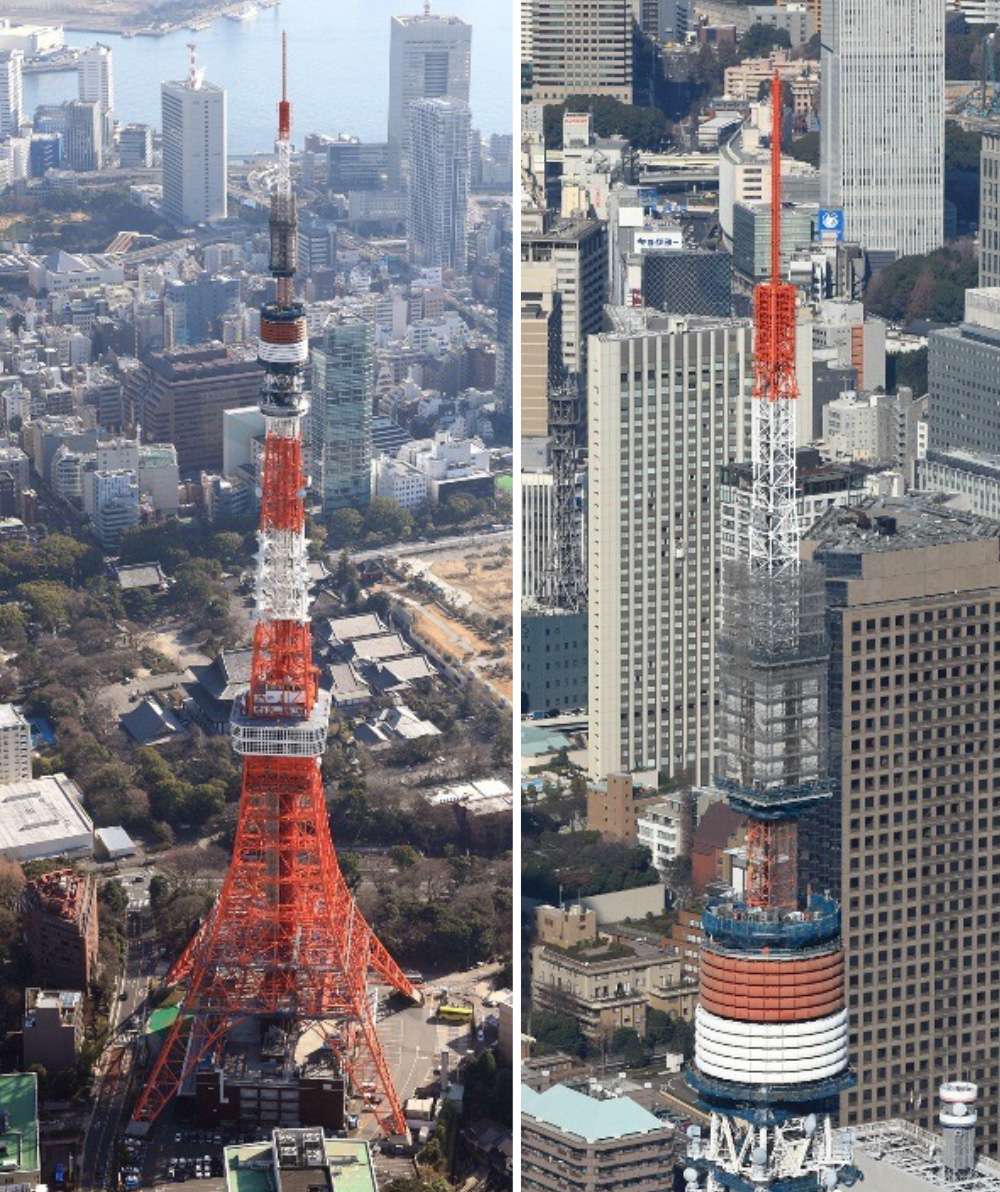 東京タワーの耐震レトロフィット